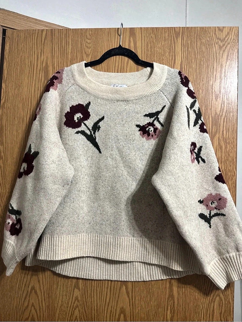 Polagram Floral Crewneck Sweater